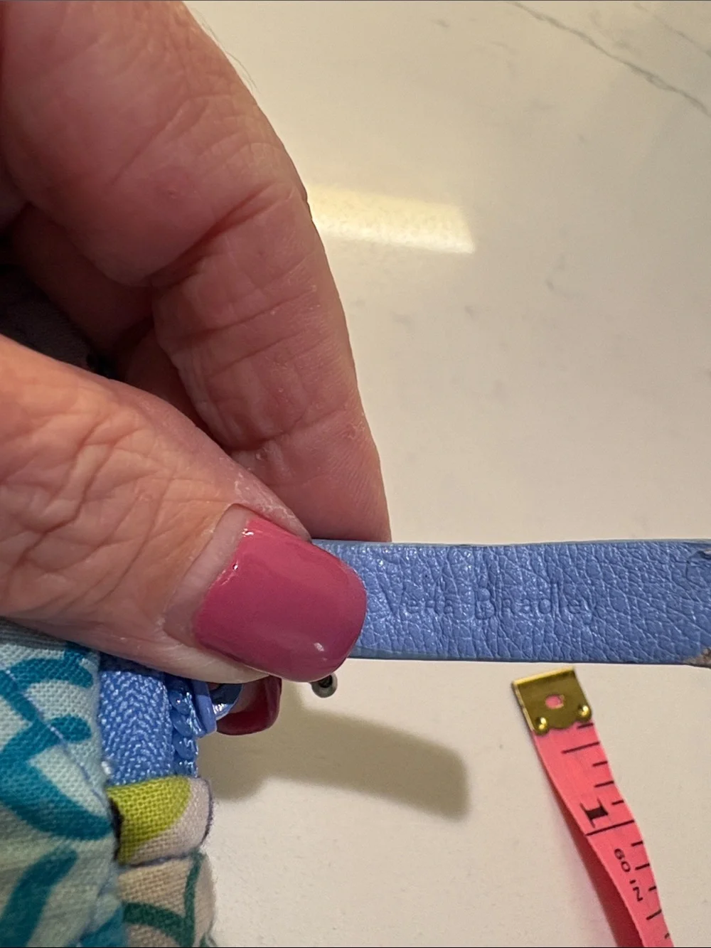 Vera Bradley Blue Floral Quilted computer bag
